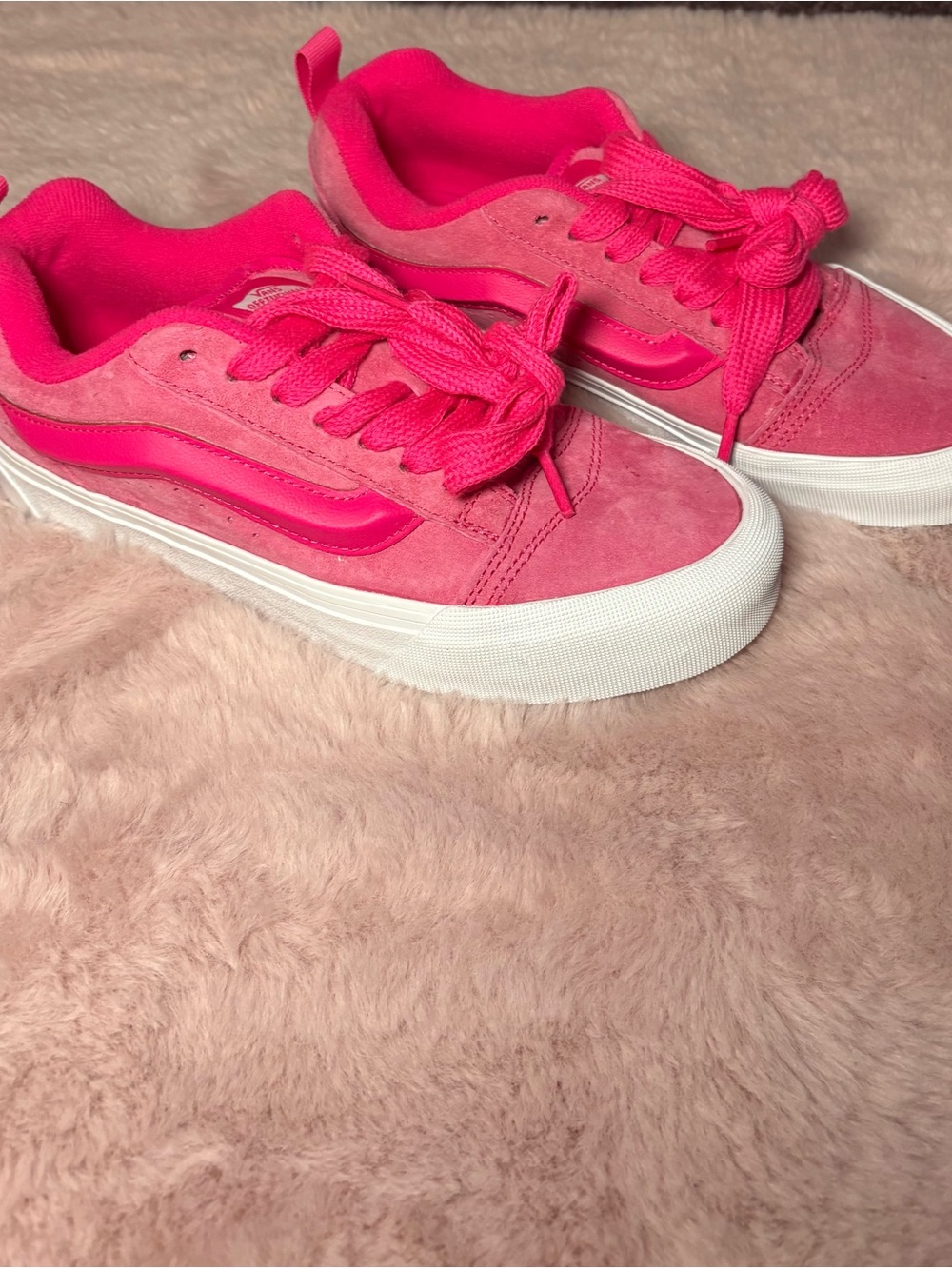 Vans pink knu school sneakers